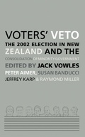 Cover: Voters' Veto - Auckland University Press