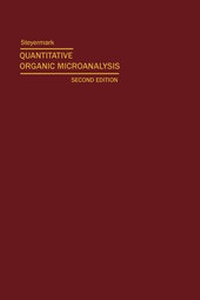 Abbildung von: Quantitative Organic Microanalysis - Academic Press
