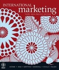 Cover: International Marketing Third Asia-Pacific Edition - Wiley