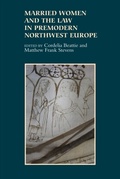 Cover: Married Women and the Law in Premodern Northwest Europe - De Gruyter