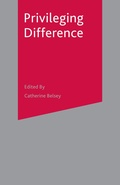 Cover: Privileging Difference - Red Globe Press