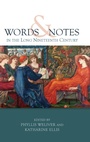 Cover: Words and Notes in the Long Nineteenth Century - Boydell Press