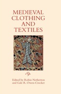 Cover: Medieval Clothing and Textiles 9 - De Gruyter