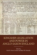 Cover: Kingship, Legislation and Power in Anglo-Saxon England - De Gruyter