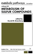 Cover: Metabolism of Sulfur Compounds - Academic Press