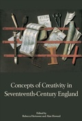 Cover: Concepts of Creativity in Seventeenth-Century England - De Gruyter