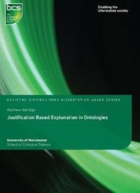 Enlarge image Cover: Justification Based Explanation in Ontologies - BCS, The Chartered Institute for IT