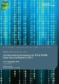 Cover: First International Symposium for ICS & SCADA Cyber Security Research 2013 - BCS, The Chartered Institute for IT