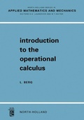 Cover: Introduction To The Operational Calculus - Elsevier