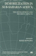 Cover: Demobilization in Subsaharan Africa - Palgrave Macmillan