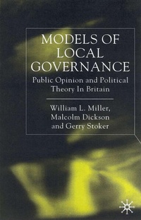 Enlarge image Cover: Models of Local Governance - Palgrave Macmillan