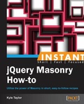Abbildung von: Instant jQuery Masonry How-to - Packt Publishing