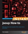 Cover: Instant jsoup How-to - Packt Publishing