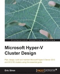 Cover: Microsoft Hyper-V Cluster Design - Packt Publishing