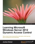 Cover: Learning Microsoft Windows Server 2012 Dynamic Access Control - Packt Publishing