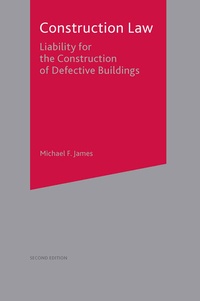 Abbildung von: Construction Law - Red Globe Press