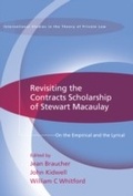 Bild: Revisiting the Contracts Scholarship of Stewart Macaulay - Hart Publishing