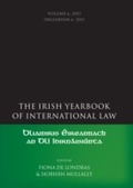Cover: The Irish Yearbook of International Law, Volume 6, 2011 - Hart Publishing