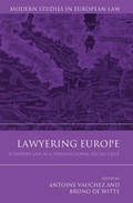 Cover: Lawyering Europe - Hart Publishing