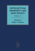 Cover: Intellectual Property Law and Policy Volume 12 - Hart Publishing