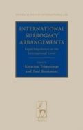 Cover: International Surrogacy Arrangements - Hart Publishing