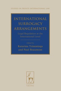 Abbildung von: International Surrogacy Arrangements - Hart Publishing