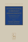 Cover: International Surrogacy Arrangements - Hart Publishing