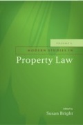 Cover: Modern Studies in Property Law - Volume 6 - Hart Publishing