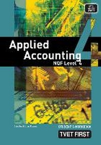 Abbildung von: Applied Accounting NQF4 Student Workbook - Macmillan Education South Africa