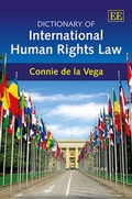 Cover: Dictionary of International Human Rights Law - Edward Elgar Publishing