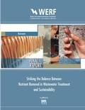 Cover: Striking the Balance between Nutrient Removal in Wastewater Treatment and Sustainability - IWA Publishing