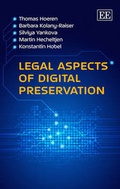 Cover: Legal Aspects of Digital Preservation - Edward Elgar Publishing