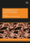 Cover: Customary Law and Economics - Edward Elgar Publishing