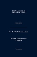 Cover: International Law and the Changing Character of War (International Law Studies, Volume 87) - Military Bookshop
