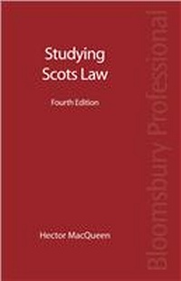 Enlarge image Cover: Studying Scots Law - Bloomsbury Professional