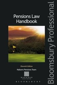 Abbildung von: Pensions Law Handbook - Bloomsbury Professional