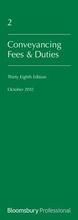 Cover: Lawyer's Costs and Fees: Conveyancing Fees and Duties - Bloomsbury Professional