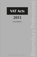Cover: VAT Acts 2013 2013 - Bloomsbury Professional