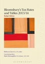 Cover: Bloomsbury's Tax Rates and Tables 2013/14 - Bloomsbury Professional