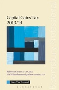 Cover: Core Tax Annual: Capital Gains Tax 2013/14 - Bloomsbury Professional