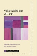 Cover: Core Tax Annual: VAT 2013/14 - Bloomsbury Professional