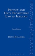 Cover: Privacy and Data Protection Law in Ireland - Bloomsbury Professional
