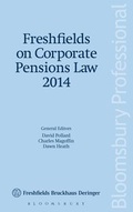 Cover: Freshfields on Corporate Pensions Law 2014 - Bloomsbury Professional