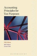 Cover: Accounting Principles for Tax Purposes - Bloomsbury Professional