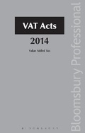 Cover: VAT Acts 2014 - Bloomsbury Professional