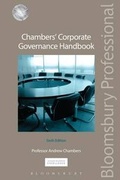 Cover: Chambers' Corporate Governance Handbook - Bloomsbury Professional