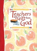Cover: Teachers are a Gift from God Greeting Book - Inspiro
