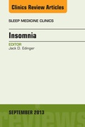 Cover: Insomnia, An Issue of Sleep Medicine Clinics - Elsevier