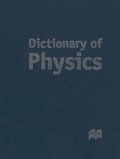 Cover: Dictionary of Physics - Nature Publishing Group