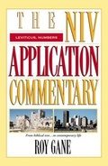 Cover: Leviticus, Numbers - Zondervan Academic